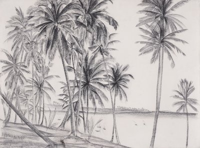 Mossuril, Mozambique, 1925 by Alexandre Iacovleff